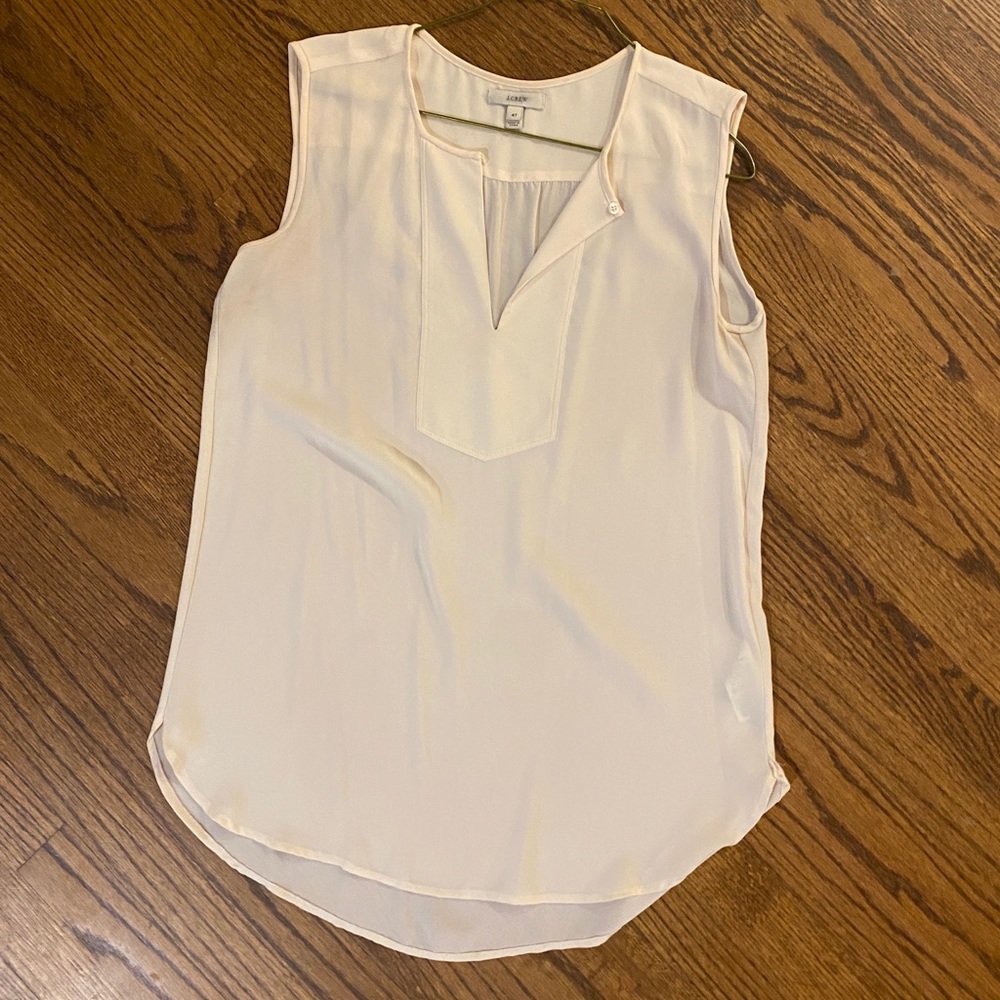JCrew Suiting Top, ivory/cream. Size 4T